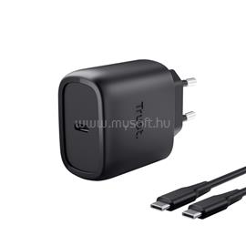 TRUST Telefon töltő - Maxo (45W; USB-C; + 2m kábel; fekete) TRUST_25521 small