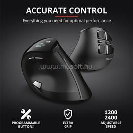 TRUST Voxx Vezeték nélküli tölthető ergonomikus egér TRUST_23731 small