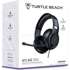 TURTLE BEACH Atlas 200 Multiplatform gaming fejhallgató headset fekete ATLAS_200_BLACK_MP_TB0159 small