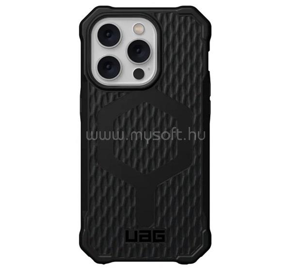 UAG iPhone 14 Pro UAG ESSENTIAL szilikon telefonvédő erős ütésállóság, MagSafe, FEKETE