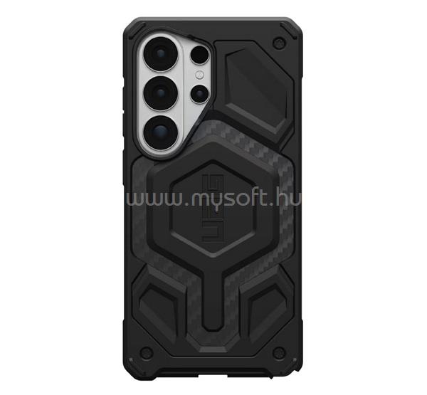 UAG Samsung S26 Ultra MONARCH PRO szilikon telefonvédő erős ütésállóság, MagSafe, FEKETE