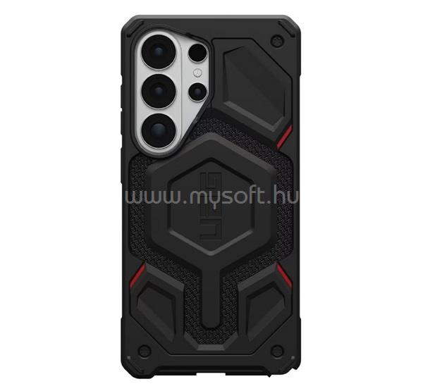 UAG Samsung S26 Ultra MONARCH PRO szilikon telefonvédő erős ütésállóság, MagSafe, FEKETE