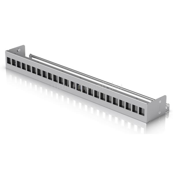 UBIQUITI 19" 1U moduláris üres patch panel (ezüst)