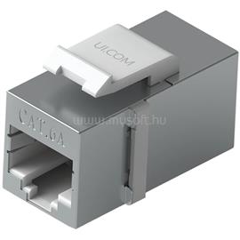 UBIQUITI UniFi UACC-Keystone-Coupler-C6A Pass-through Cat6A keystone coupler, Easy snap-in installation on a blank patch panel, (12) Keystone Couplers per pack UACC-KEYSTONE-COUPLER-C6A small