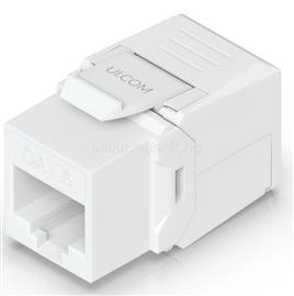 UBIQUITI UniFi  UACC-Keystone-Jack-C6 keystone for terminating a Cat6 Ethernet jack without the use of a punch-down or crimping too, (12) Keystone Jacks per pack UACC-KEYSTONE-JACK-C6 small