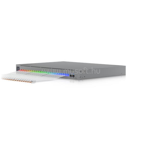 UBIQUITI UniFi Etherlighting patch kábel 0,3m, UTP, fehér, Cat.6