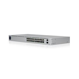 UBIQUITI UniFi Managed PoE 24 Gigabit LAN Port (16 PoE) + 2 SFP  Gen2 Switch Fanless USW-24-POE small