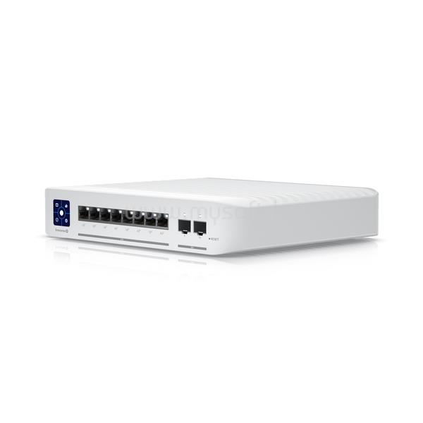 UBIQUITI UniFi USW-Enterprise-8-PoE 8x 2.5GbE Multi-Gigabit PoE LAN 2xSFP+ port L3 menedzselhető switch