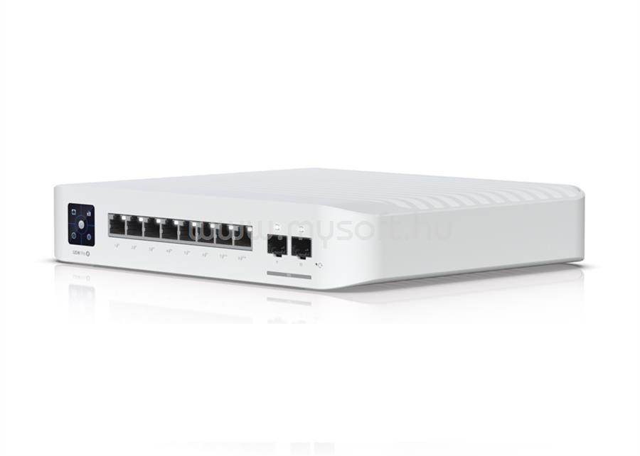 UBIQUITI USW-Pro-8-PoE 8port GbE LAN 6xPoE/PoE+ 2x PoE++ 2xSFP+ port 120W port L3 menedzselhető switch