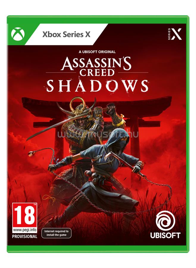 UBISOFT Assassin`s Creed Shadows Xbox Series X játékszoftver
