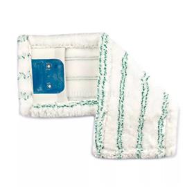 UCTEM-PLAS Mophuzat zsebes-füles 40 cm mikroszálas fehér zöld csíkkal_MY042WP UCTEM-PLAS_44206 small