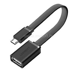UGREEN UGREEN US133 adapter kábel USB aljzat - microUSB, 15cm, FEKETE UGREEN_US133 small