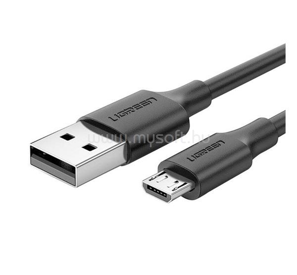 UGREEN UGREEN US289 adatkábel USB - microUSB, 200cm, FEKETE