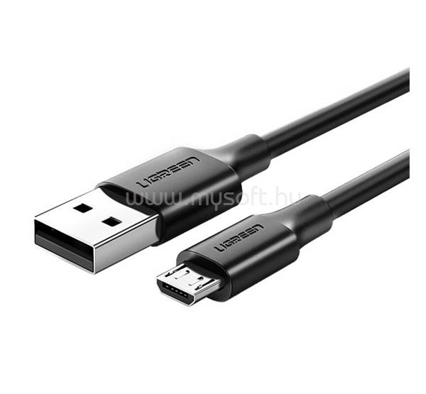 UGREEN UGREEN US289 adatkábel USB - microUSB, 300cm, FEKETE