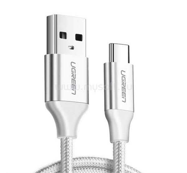 UGREEN UGREEN US288 adatkábel USB - Type-C, 200cm, FEHÉR