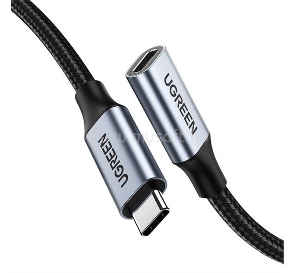 UGREEN UGREEN US372 adapter kábel Type-C aljzat - Type-C, 100cm, FEKETE