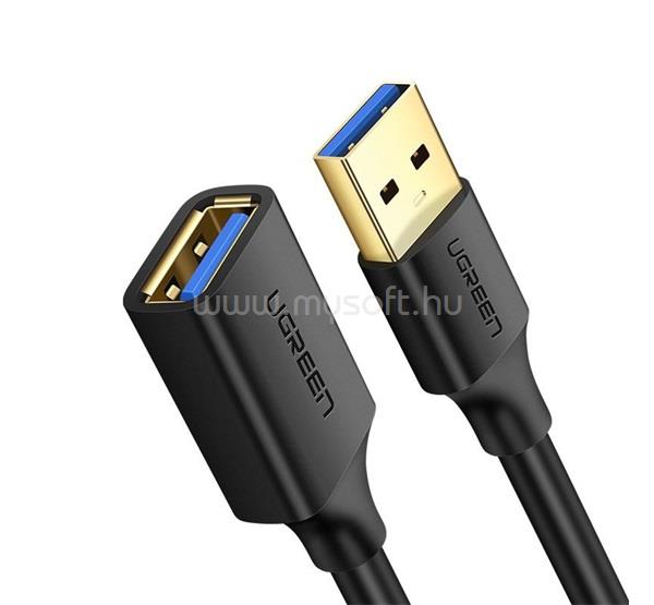 UGREEN UGREEN US129 adatkábel hosszabbító USB 3.0 - USB 3.0, 300cm, FEKETE