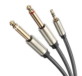 UGREEN UGREEN AV126 audió kábel 3.5mm jack - 6.35mm jack, 100cm, SÖTÉTSZÜRKE UGREEN_10613 small