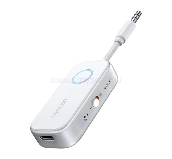 UGREEN UGREEN CM872 bluetooth adapter Type-C aljzat 3.5 jack csatlakozó, v5.4, FEHÉR