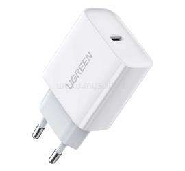 UGREEN UGREEN CD137 hálózati töltő Type-C aljzat 20W, PD gyorstöltő 4.0, FEHÉR UGREEN_CD137_/_60450 small