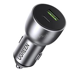 UGREEN UGREEN CD213 autós töltő USB+Type-C aljzat 36W, PD gyorstöltő 4.0, SÖTÉTSZÜRKE UGREEN_60980 small
