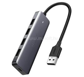 UGREEN UGREEN CM219 USB HUB 5in1 elosztó, 50cm, SÖTÉTSZÜRKE UGREEN_50985B small