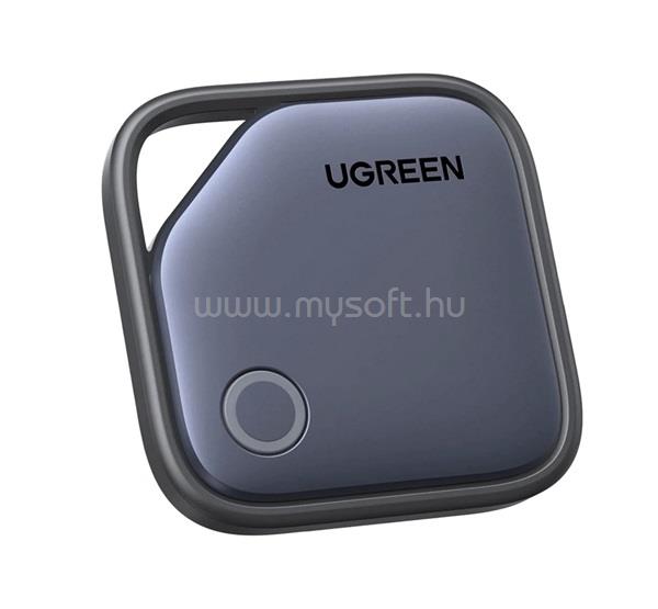 UGREEN CM919 v2 bluetooth nyomkövető 2db kulcstartóra, iOS kompatibilis, FEKETE
