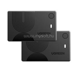 UGREEN iPhone Duo / 18 Pro / 17e UGREEN CM920 bluetooth nyomkövető 2db kártya, iOS kompatibilis, FEKETE UGREEN_75120A small