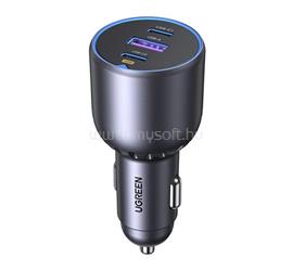 UGREEN UGREEN EC705 autós töltő USB+2 Type-C aljzat 130W, PD gyorstöltő 3.0, FEKETE UGREEN_35025 small