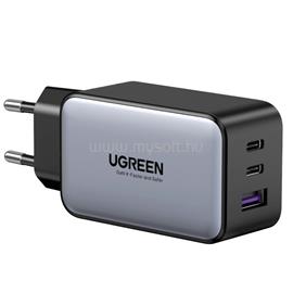 UGREEN UGREEN X553 Nexode S hálózati töltő USB+2 Type-C aljzat 65W, PD gyorstöltő, SÖTÉTSZÜRKE UGREEN_35042 small