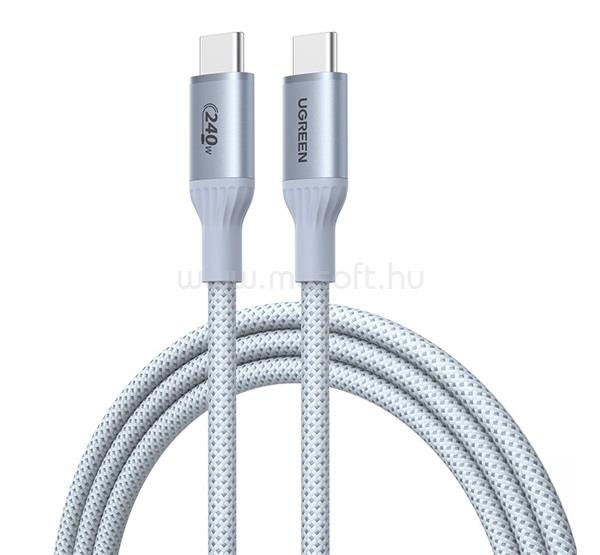 UGREEN UGREEN L534 adatkábel Type-C - Type-C, 100cm, EZÜST