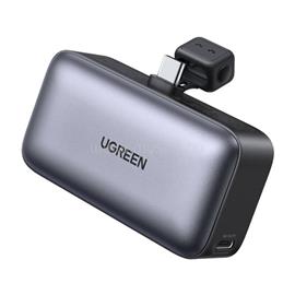 UGREEN UGREEN PB503 vésztöltő Type-C aljzat 5000mAh, Type-C csatlakozó, SÖTÉTSZÜRKE UGREEN_35338 small