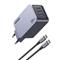 UGREEN NEXODE PRO X757 hálózati töltő USB+3 Type-C aljzat 100W, PD gyorstöltő + Type-C kábel, SÖTÉTSZÜRKE UGREEN_25874 small