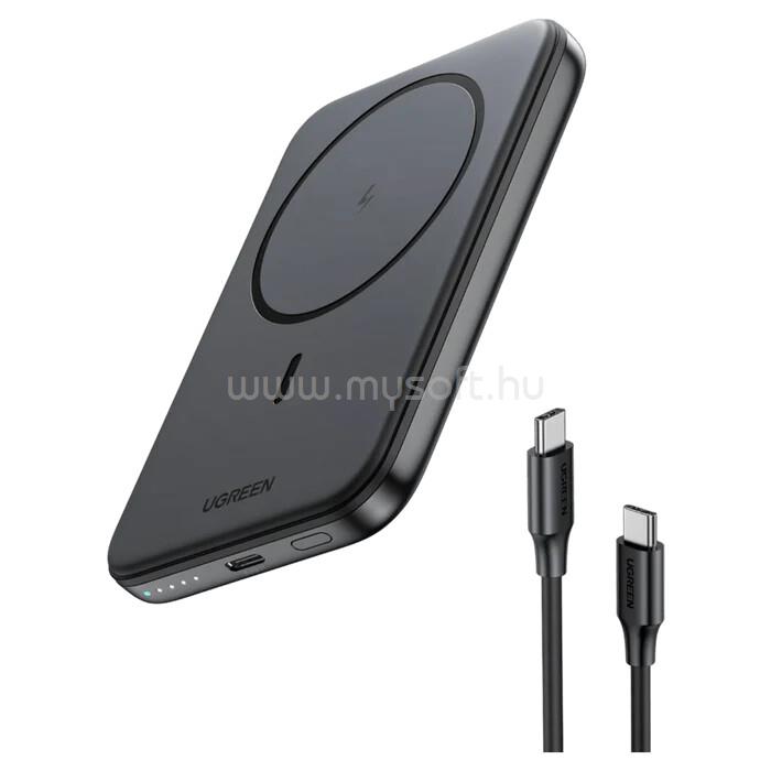 UGREEN PB561 10000mAh mágneses vezeték nélküli powerbank (szürke)