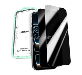 UGREEN iPhone 18 Pro Max / 17 Pro Max UGREEN SP1156 képernyővédő üveg 2db betekintés ellen, 9H + segédkeret, ÁTLÁTSZÓ UGREEN_85524 small