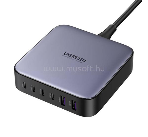 UGREEN UGREEN CD271 Type-C HUB 6in1 aktív, 100cm, FEKETE