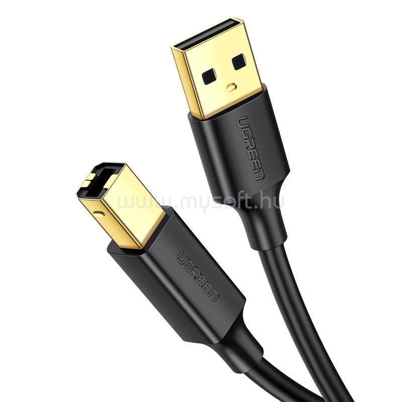 UGREEN US135 USB 2.0 A-B nyomtató kábel 3m (fekete)