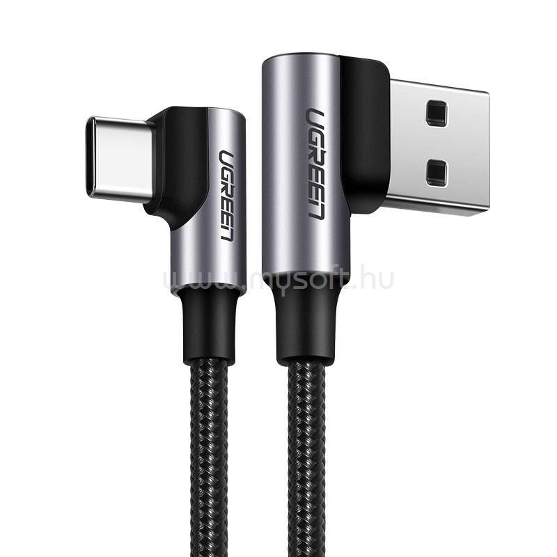 UGREEN UGREEN US176 adatkábel USB - Type-C, 100cm, SÖTÉTSZÜRKE