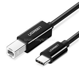 UGREEN US241 USB-C - USB-B kábel nyomtatóhoz 2m (fekete) UGREEN_50446 small