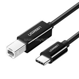 UGREEN US241 USB-C 2.0 - USB-B nyomtatókábel 1m (fekete) UGREEN_80811 small