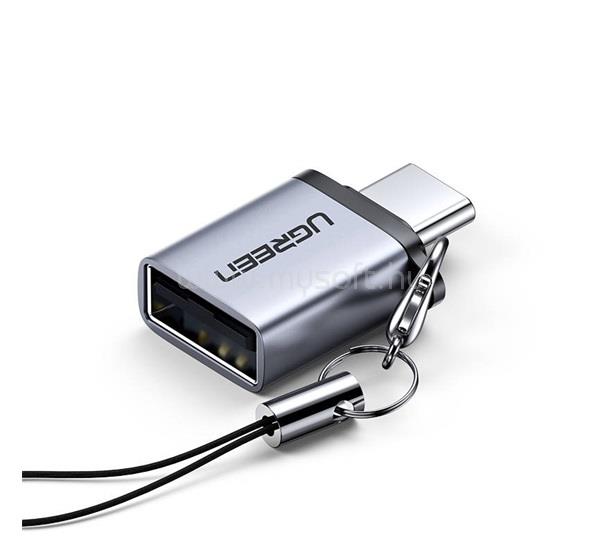 UGREEN UGREEN US270 adapter USB aljzat - Type-C, OTG, FEKETE