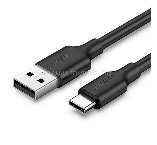 UGREEN UGREEN US287 adatkábel USB - Type-C, 50cm, FEKETE
