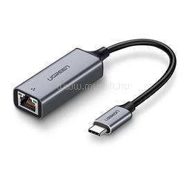 UGREEN UGREEN US316 adapter kábel Ethernet aljzat - Type-C, 10cm, SÖTÉTSZÜRKE UGREEN_50737B small