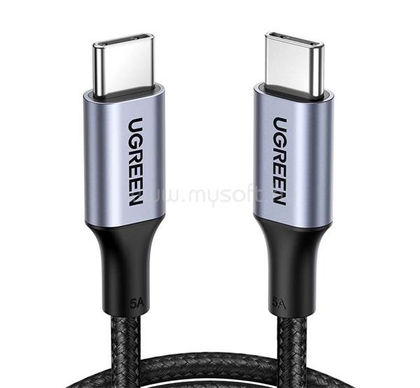 UGREEN UGREEN US316 adatkábel Type-C - Type-C, 150cm, FEKETE