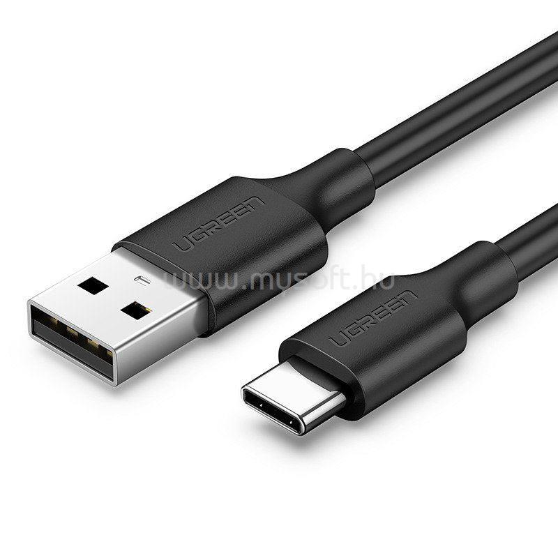 UGREEN UGREEN US287 adatkábel USB - Type-C, 200cm, FEKETE