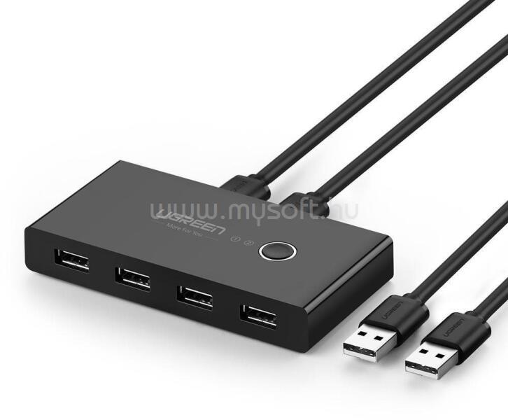 UGREEN USB HUB / USB switch 4 Port 2.0 2xIn/ 4 out