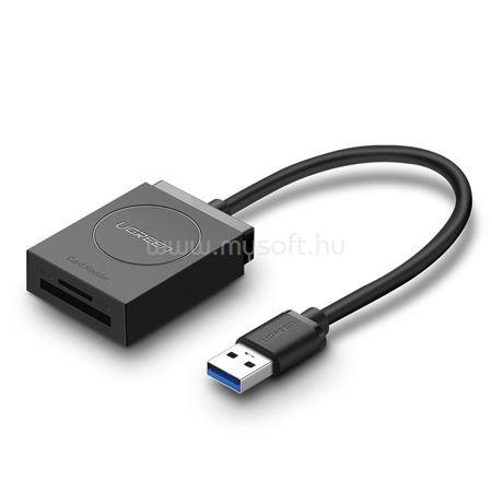 UGREEN USB SD+microSD kártyaolvasó (fekete)