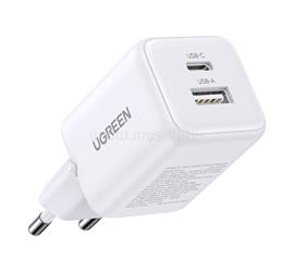 UGREEN UGREEN X514 hálózati töltő USB+Type-C aljzat 20W, PD gyorstöltő, FEHÉR UGREEN_65006 small