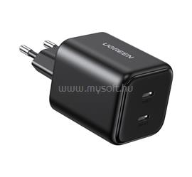 UGREEN X526 hálózati töltő 2 Type-C aljzat 45W, gyorstöltő, FEKETE UGREEN_65058 small