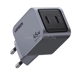 UGREEN UGREEN X707 Nexode Pro hálózati töltő 2 Type-C aljzat 45W, PD gyorstöltő, SÖTÉTSZÜRKE UGREEN_065458 small